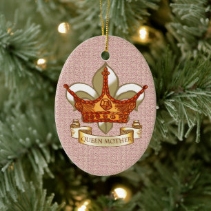 Koninklijke koningin keramisch ornament