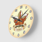 Koninklijke koningin ronde klok (Hoek)