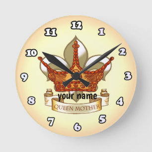 Koninklijke koningin ronde klok