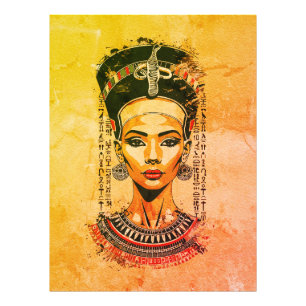 Koninklijke Koningin van Egypte – Moderne Neo-Fara Foto Afdruk