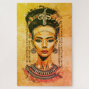 Koninklijke Koningin van Egypte – Moderne Neo-Fara Legpuzzel