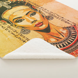 Koninklijke Koningin van Egypte – Moderne Neo-Fara Sherpa Deken