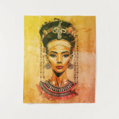 Koninklijke Koningin van Egypte – Moderne Neo-Fara Wandkleed (Voorkant)