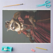 Koninklijke koningin wasbeer #2 decoupage tissuepapier (Craft)