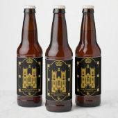 Koninklijke Kroning Westminster Abbey Bier Etiket (Flessen)
