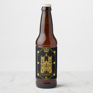 Koninklijke Kroning Westminster Abbey  Bier Etiket
