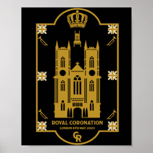 Koninklijke Kroning Westminster Abbey  Poster