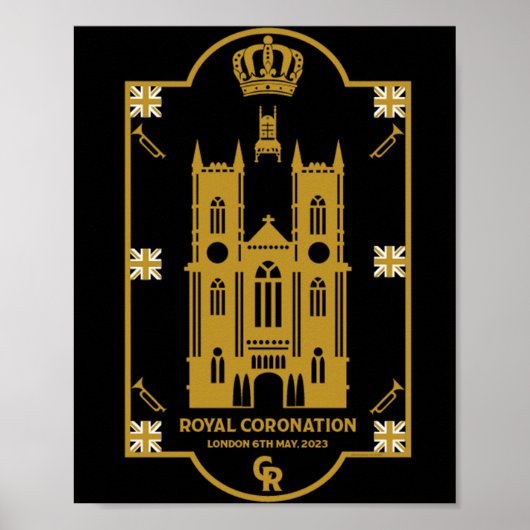 Koninklijke Kroning Westminster Abbey  Poster (Voorkant)