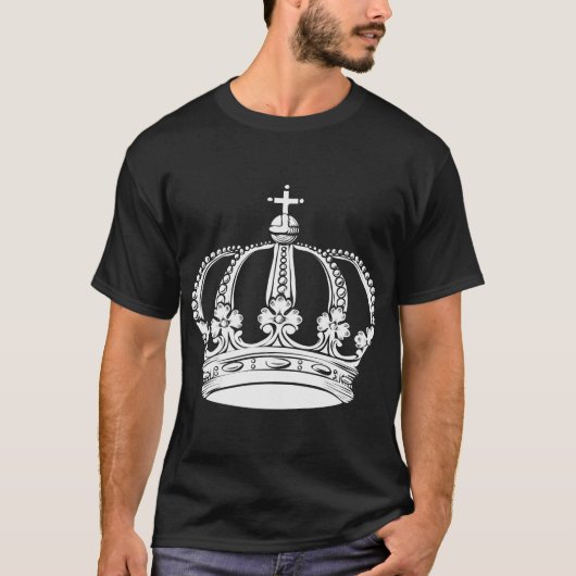 Koninklijke Kroon 02 - Wit T-shirt (Voorkant)
