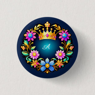 Koninklijke Kroon Bloemstuk Ronde Button 3,2 Cm