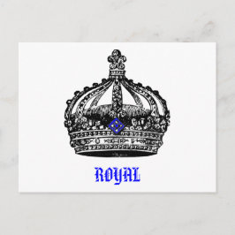 koninklijke kroon briefkaart