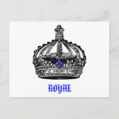  koninklijke kroon briefkaart (Voorkant)