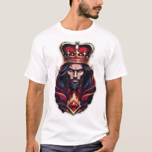 Koninklijke kroon grafische T-shirt voor heren – L