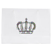 Koninklijke Kroon in patronen Groot Cadeauzakje (Achterkant)