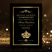 Koninklijke Kroon Koningin verjaardag Kaart