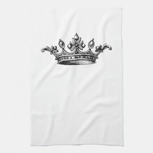  koninklijke kroon theedoek (Verticaal)