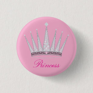 Koninklijke Kroon Tiara Ronde Button 3,2 Cm