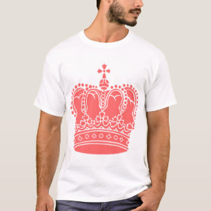 Koninklijke Kroon - Tropisch Roze T-shirt