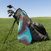 Koninklijke Lagune Marmer Golfhanddoek (Groen)