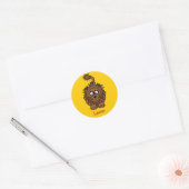 koninklijke leeuw ronde sticker (Envelop)