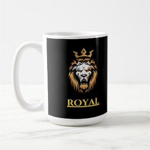 Koninklijke Leeuwenkoning - Crowned Majesty Design Koffiemok