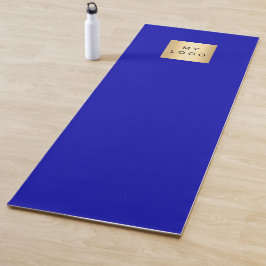 Koninklijke logo studio voor de blauwe industrie yogamat