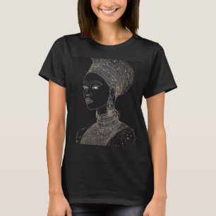 "Koninklijke Majesteit: Abstracte lijn tekenen Zwa T-shirt