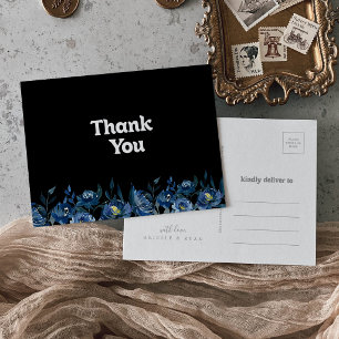 Koninklijke Marine Blauw Bloemstuk Bedankt Briefkaart