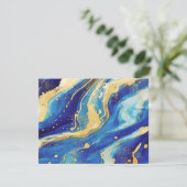 Koninklijke Marine Blauw Goud Graag Antwoord Trouw (Staand voorkant)