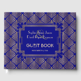 Koninklijke Marine Blauw Gouden Great Gatsby Art D Gastenboek
