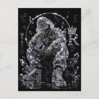 Koninklijke Mentaliteit Diamond Streetwear Estheti Briefkaart