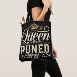Koninklijke Mentaliteit – Op自信 Ingestelde Tote Bag
