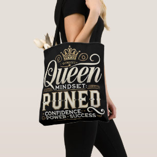 Koninklijke Mentaliteit – Op自信 Ingestelde Tote Bag