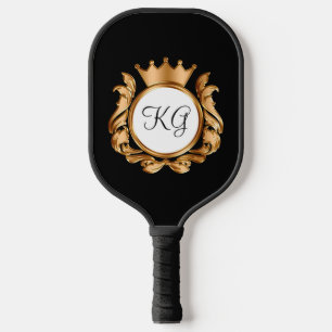 Koninklijke Monogram Koningen Kroon Thema Pickleball Paddle
