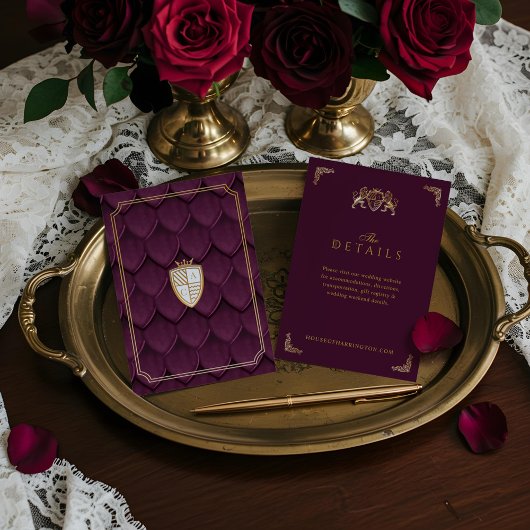 Koninklijke Muse Fantasy Draak Schub & Leeuwen Cre Informatiekaartje