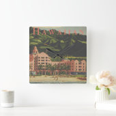  koninklijke muur op het Hawaiiaanse plein Vierkante Klok (Huis)