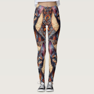Koninklijke Mythic weelderige fantasie katachtige Leggings