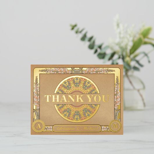 Koninklijke Nieuw Real Folie Trouw Trouwkaart Beda Folie Uitnodiging Briefkaart (Staand Voorkant)