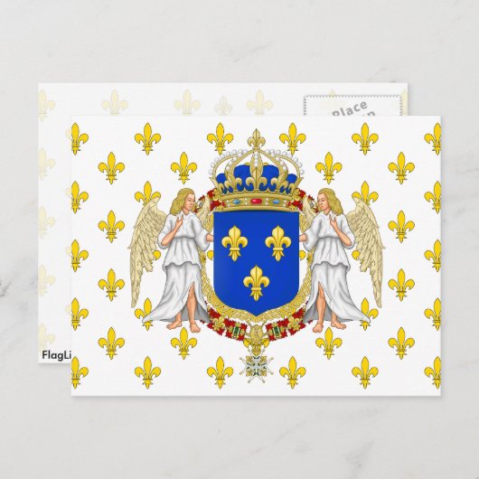 Koninklijke Norm van het Koninkrijk Frankrijk, Fra Briefkaart (Voorkant / Achterkant)