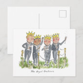 koninklijke omheining briefkaart (Voorkant / Achterkant)