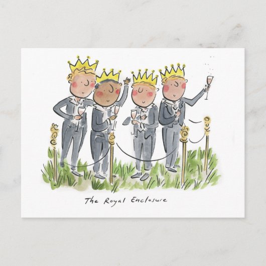 koninklijke omheining briefkaart (Voorkant)