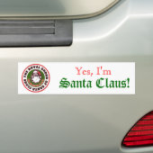Koninklijke Orde van Santa Claus - Gepersonaliseer Bumpersticker (Op auto)