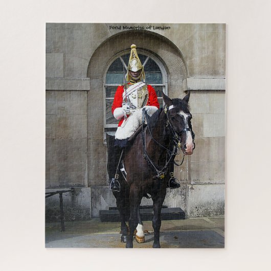Koninklijke Paardengarde Londen. Legpuzzel (Verticaal)