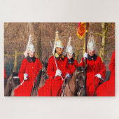 Koninklijke Paardengarde Londen. Legpuzzel (Horizontaal)
