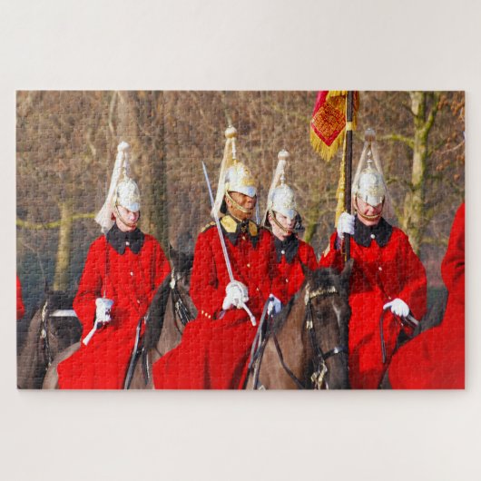 Koninklijke Paardengarde Londen. Legpuzzel (Horizontaal)