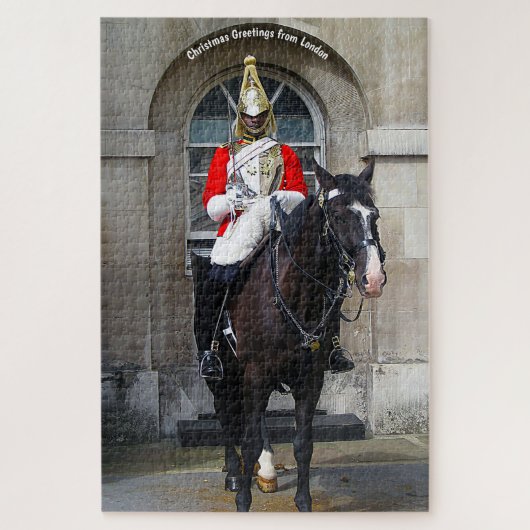 Koninklijke Paardengarde Londen. Legpuzzel (Verticaal)