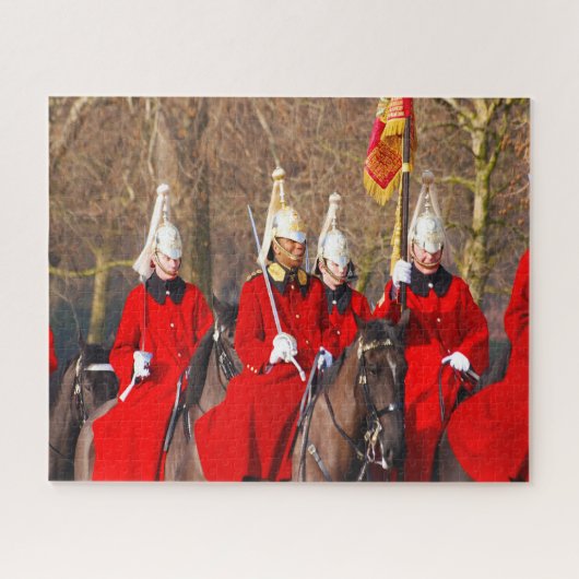 Koninklijke Paardengarde Londen. Legpuzzel (Horizontaal)