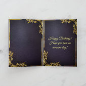 Koninklijke Paarse en goudkoning van de doodzoneka Kaart (Binnen)