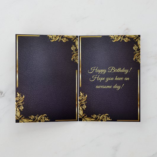 Koninklijke Paarse en goudkoning van de doodzoneka Kaart (Binnen)