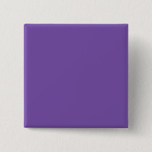 Koninklijke Paarse Gekleurd Eenvoudig Vierkante Button 5,1 Cm